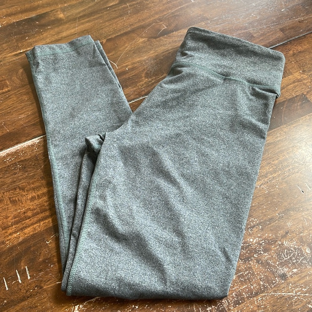 Adidas Women's Climalite Gray Leggings Grey Activewear Pocket Workout Sz  Medium